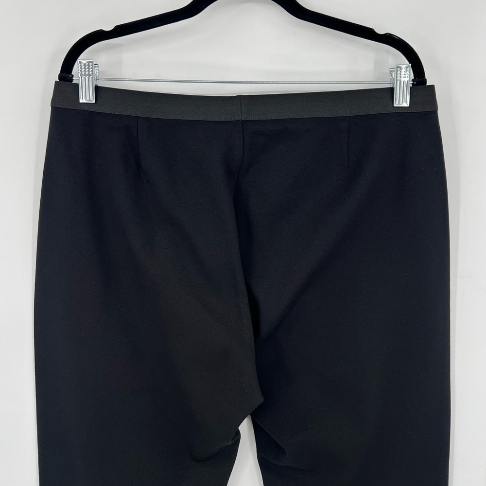 Eileen Fisher Elastic Waist Leggings Pull On Pants Solid Black Stretch Sz Large - Picture 8 of 13